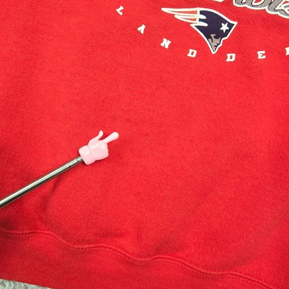 Vintage New England Patriots‎ Sweatshirt Mens 2XL Red Champions Heavyweight READ - Picture 4 of 11